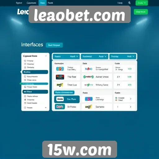 Interface do usuário do site leaobet.com avaliada